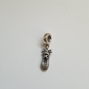 Ballet slipper pandora charm